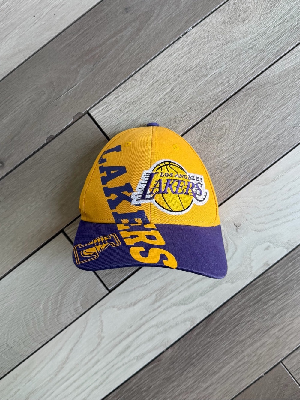 NBA Los Angeles Lakers Yellow & Purple Adjustable Cap